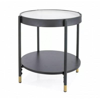 Стол журнальный SIGNAL LAGUNA A белый/черный, 45/48